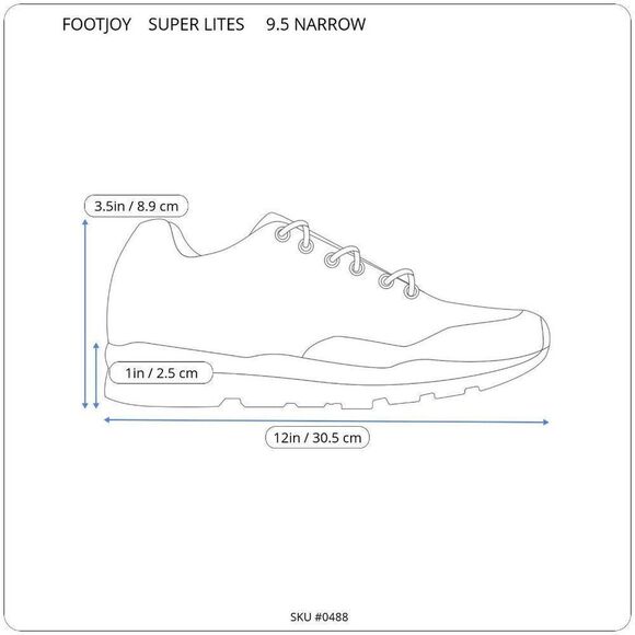 Footjoy Mens 58049 Golf Shoes Super Lites Saddle Multicolor Leather Low Top 9.5N - Picture 4 of 16